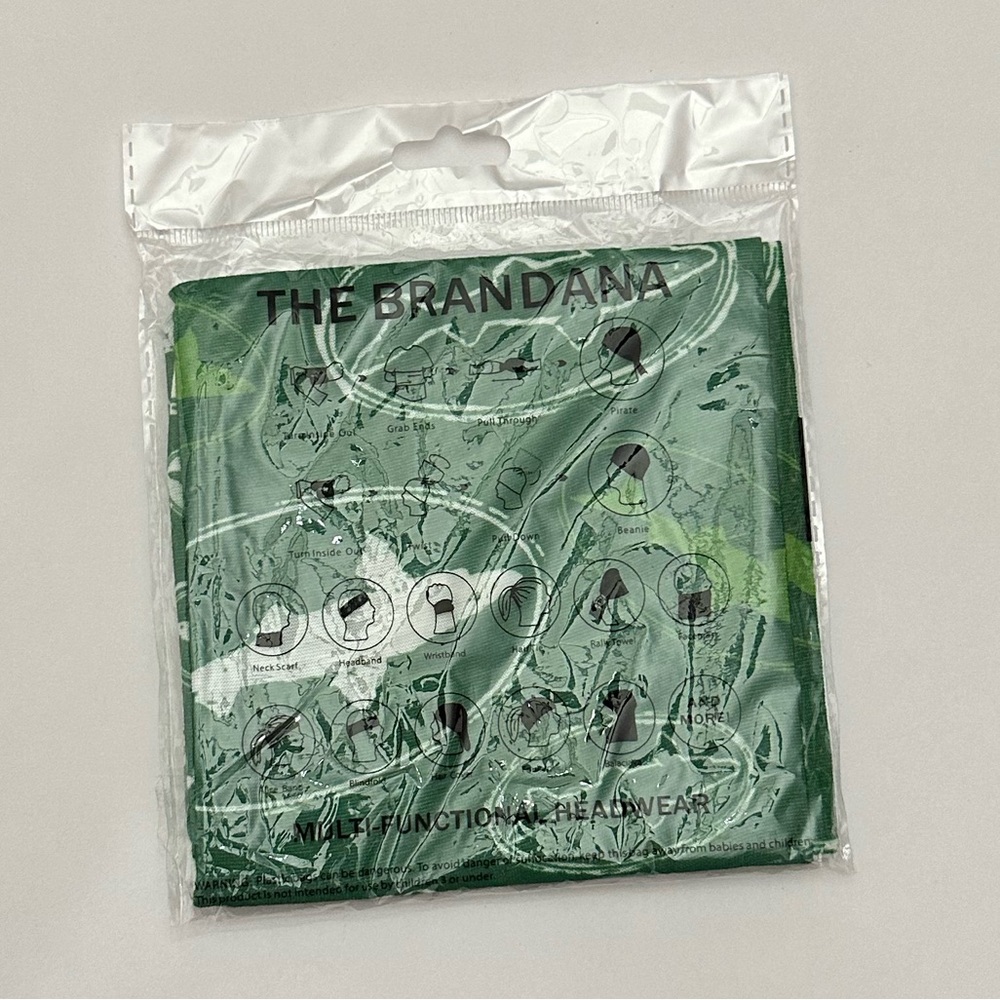 Dogfish Head The Brandana Multi Functional Headwear Wrap in Green Logo